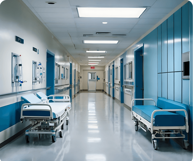 Patient fall detection in hospital ward