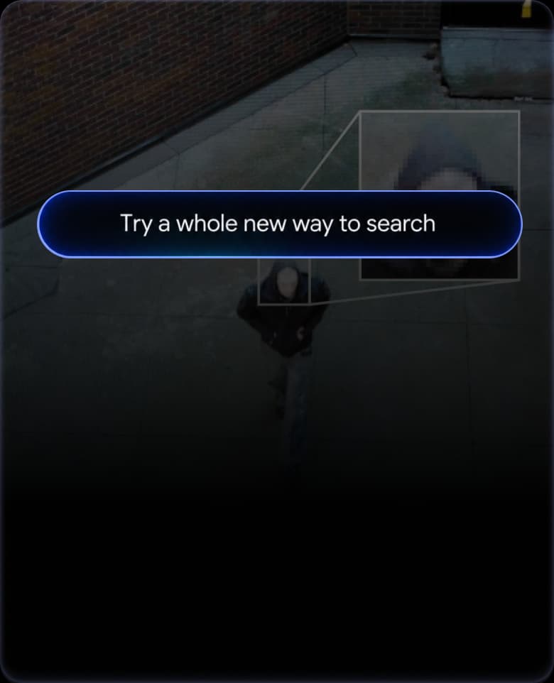 Keyword search across indexed footage
